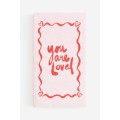 H&M Home Паперові серветки, 15 шт., Світло-рожевий/Ти любимо, 20x11 1127724001 | 1127724001