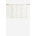 H&M Home Рулонна штора з суміші льону, Білий/Смужки, 100x130 1127725001 | 1127725001