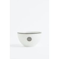H&M Home Порцелянова миска, Білий/Срібний 1128427001 | 1128427001