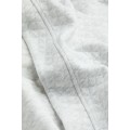H&M Home Стьобаний трикотажний халат, Світло-сірий меланж, Різні розміри 1137252002 | 1137252002