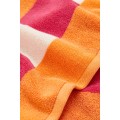 H&M Home Пляжний рушник, Вишневий/Клітчастий, 80x165 1144701002 | 1144701002
