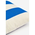 H&M Home Смугаста наволочка, Яскраво-синій/білий, 50x50 1152814001 | 1152814001