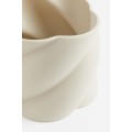 H&M Home Керамічне кашпо, Натуральний білий 1158904001 | 1158904001