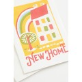 H&M Home Вітальна листівка з конвертом, Жовтий/Будинок, 17.8x12.7 1173699007 1173699007