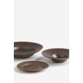 H&M Home Тарілка для макаронів з кераміки, Темно-коричневий 1187346002 | 1187346002