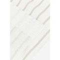 H&M Home Бавовняна штора, 2 шт., Білий/Смужки, 150x300 1193204002 | 1193204002