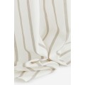 H&M Home Бавовняна штора, 2 шт., Білий/Смужки, 150x300 1193204002 | 1193204002