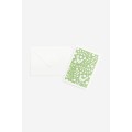 H&M Home Маленька вітальна листівка з конвертом, Зелений/Птахи, 12.5x8.8 1195632001 1195632001