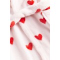 H&M Home Флісовий халат, Світло-рожевий/Сердечки, Різні розміри 1198589003 | 1198589003