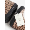 H&M Home Гумові чоботи з флісовою підкладкою, Бежевий/леопардовий принт, Різні розміри 1198803002 | 1198803002
