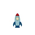 Little Lights Міні-лампа Space Rocket - синя 1201309001 | 1201309001