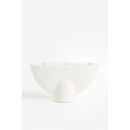 H&M Home Великий керамічний свічник, Білий 1202059001 | 1202059001