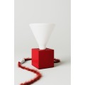Creative-Cables Настільна лампа Cubetto Passion з лампочкою - червона 1204342001 | 1204342001