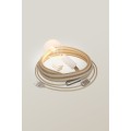 Creative-Cables Настінний світильник "Змія" з лампочкою - білий 1204376001 | 1204376001