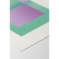 Poster & Frame Постер Mille Henriksen - Mirror 09 - Lilac/birquoise 1204643001 | 1204643001