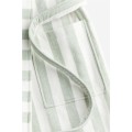 H&M Home Бавовняний махровий халат в смужку, Світло-зелений/Смугастий, Різні розміри 1210568002 | 1210568002