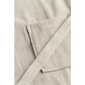 H&M Home Бавовняний махровий халат, Світло-коричнево-сірий, Різні розміри 1210569002 | 1210569002