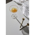 H&M Home Келих для шампанського, 2 шт., Прозоре скло/золотисте 1214395001 1214395001