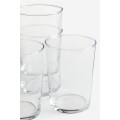 H&M Home Склянка, 4 шт., Прозорий 1214437001 | 1214437001