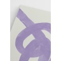 Postery Плакат Purple Knot - фіолетовий/бежевий 1221299001 | 1221299001