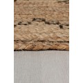 Flair Rugs Джутовий килим з малюнком Rowen - натуральний/чорний 1226106001 | 1226106001