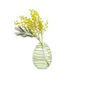 ARKET Скляна ваза 11 см - Зелена 1228407001 | 1228407001