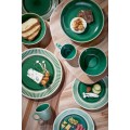 Mica Decorations Набір із 4 керамічних тарілок зеленого кольору 1229142001 | 1229142001
