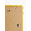 Postery Хвиляста дерев'яна рамка - жовтий 1235920001 | 1235920001