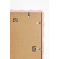 Postery Хвиляста дерев'яна рамка - пастельно-рожевий 1235923001 | 1235923001