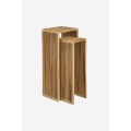 Mica Decorations Перероблений дерев'яний стіл для рослин - коричневий 1251685001 | 1251685001