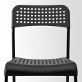 IKEA SANDSBERG САНДСБЕРГ / ADDE АДДЕ Стіл та 4 стільці, чорний / чорний, 110x67 см 59429194 | 594.291.94