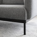 IKEA ÄPPLARYD ЕППЛАРЮД 3-місний диван, Lejde сіро-чорний 70506237 | 705.062.37