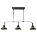 IKEA AGUNNARYD АГУННАРІД Світильник підвісний із 3 лампами, чорний 30342163 | 303.421.63