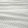 IKEA ÅKERFIBBLA ОКЕРФІББЛА Підковдра та наволочка, білий чорний / каретка, 150x200/50x60 см 90520341 | 905.203.41
