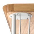 IKEA ANFALLARE АНФАЛЛАРЕ / KRILLE КРІЛЛЕ Письмовий стіл, бамбук / білий, 140x65 см 89417707 894.177.07
