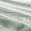 IKEA BERGPALM БЕРГПАЛМ Підковдра та наволочка, зелений / в смужки, 150x200/50x60 см 40423205 | 404.232.05