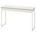 IKEA BESTÅ BURS БЕСТО БУРС Письмовий стіл, глянцевий білий, 120x40 см 70245339 | 702.453.39