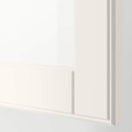 IKEA BESTÅ БЕСТО Комбінація настінних шаф, білий / Sindvik біле скло прозоре, 60x22x64 см 29429666 | 294.296.66
