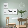 IKEA BILD Постер, мислення - це все, 30x40 см 40554965 405.549.65