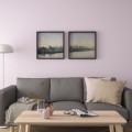 IKEA BILD БІЛЬД Постер, срібний туман, 50x50 см 00442418 004.424.18