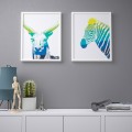 IKEA BILD БІЛЬД Постер, Тварини в спектрі, 40x50 см 30446924 304.469.24