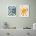 IKEA BILD БІЛЬД Постер, сонце і місяць, 30x40 см 30536745 305.367.45