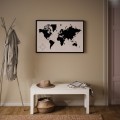 IKEA BILD БІЛЬД Постер, карта світу, 91x61 cм 10442267 104.422.67