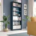IKEA BILLY Стелаж, чорно-синій, 80x28x202 см 30504527 | 305.045.27