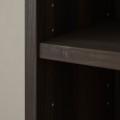 IKEA BILLY Стелаж кутовий з надставками, темно-коричнева імітація дуб, 136/136x28x237 см 99483551 994.835.51