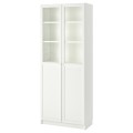 IKEA BILLY БІЛЛІ Стелаж панельні / скляні дверцята, білий, 80x42x202 cм 69398837 | 693.988.37