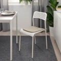 IKEA BRÄMÖN БРЕМЕН Подушка на стілець, сіро-бежевий для дому / вулиці, 34x34x1.0 см 30483209 | 304.832.09