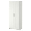 IKEA BRIMNES БРІМНЕС Гардероб із 2 дверцятами, білий, 78x190 см 40400478 404.004.78