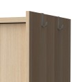 IKEA BRUKSVARA Гардеробна шафа з розсувними дверима, дуб, 80x191 см 60575882 | 605.758.82