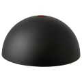 IKEA DYVIKA Абажур для підвісного світильника, колір чорний/мідний, 35 см 00548009 005.480.09